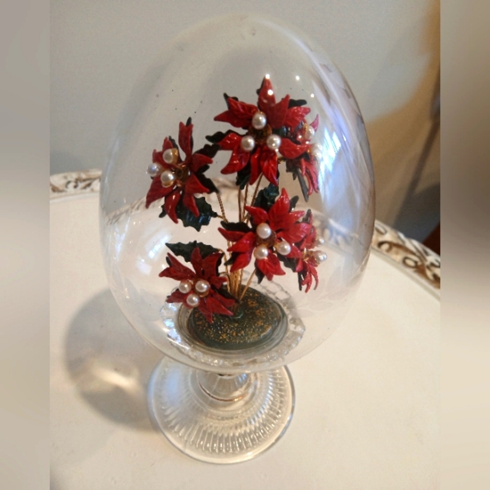 Vintage Crystal Faberge Egg.